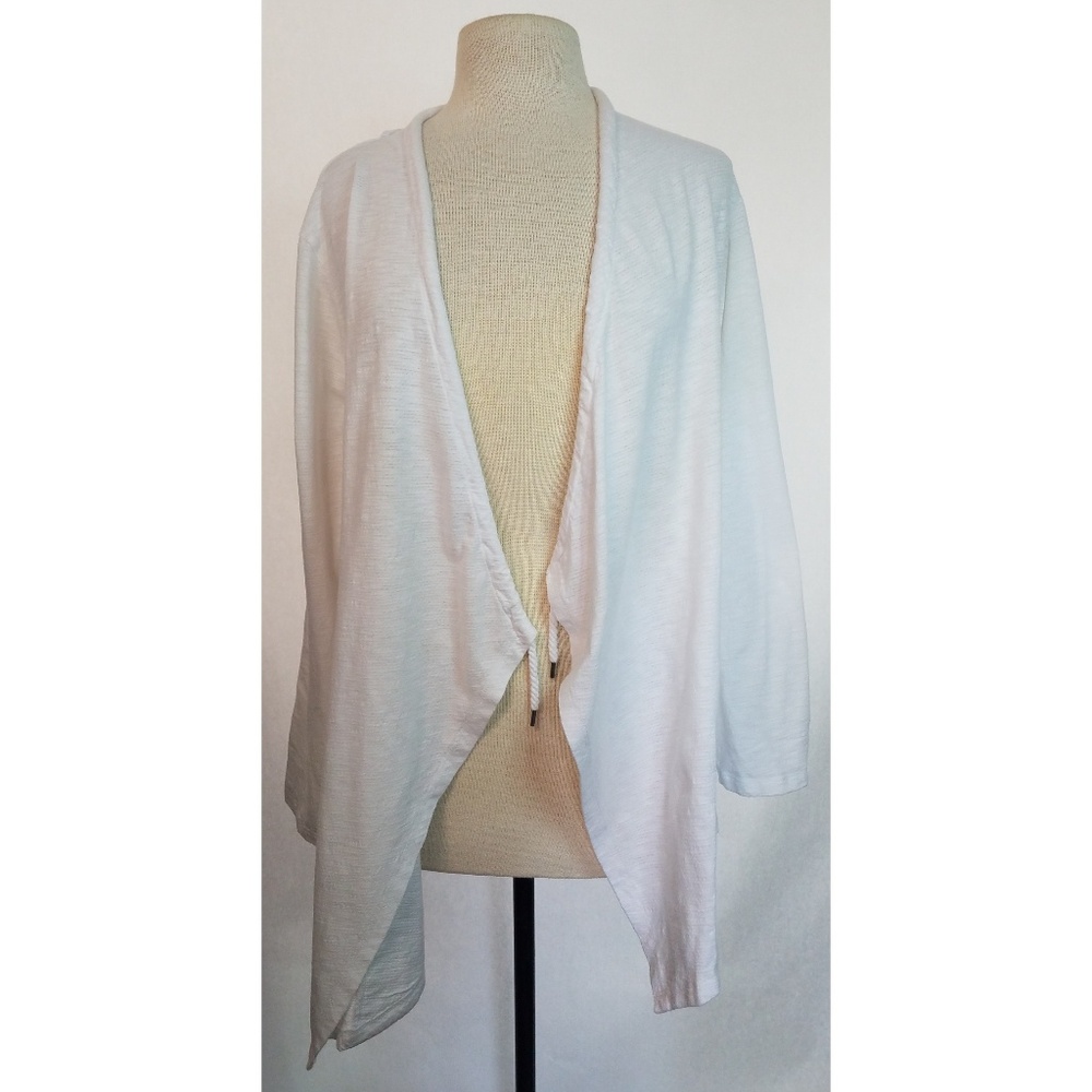 Talbots plus size white cotton